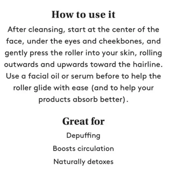 NWT Jade Facial Skincare Eye Face Roller Massage Tool Natural Stone - Picture 4 of 13